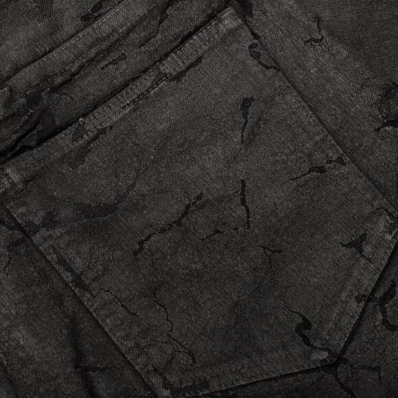 GIVENCHY Crackled Paint Denim Slim Paint crackled integral zip denim 32 $1050 - Picture 6 of 12